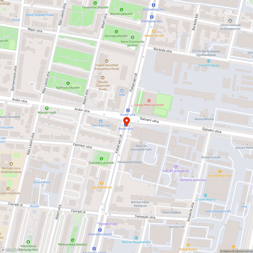 Villamosmegálló fura takarítása centrum irányban bejelentés helye