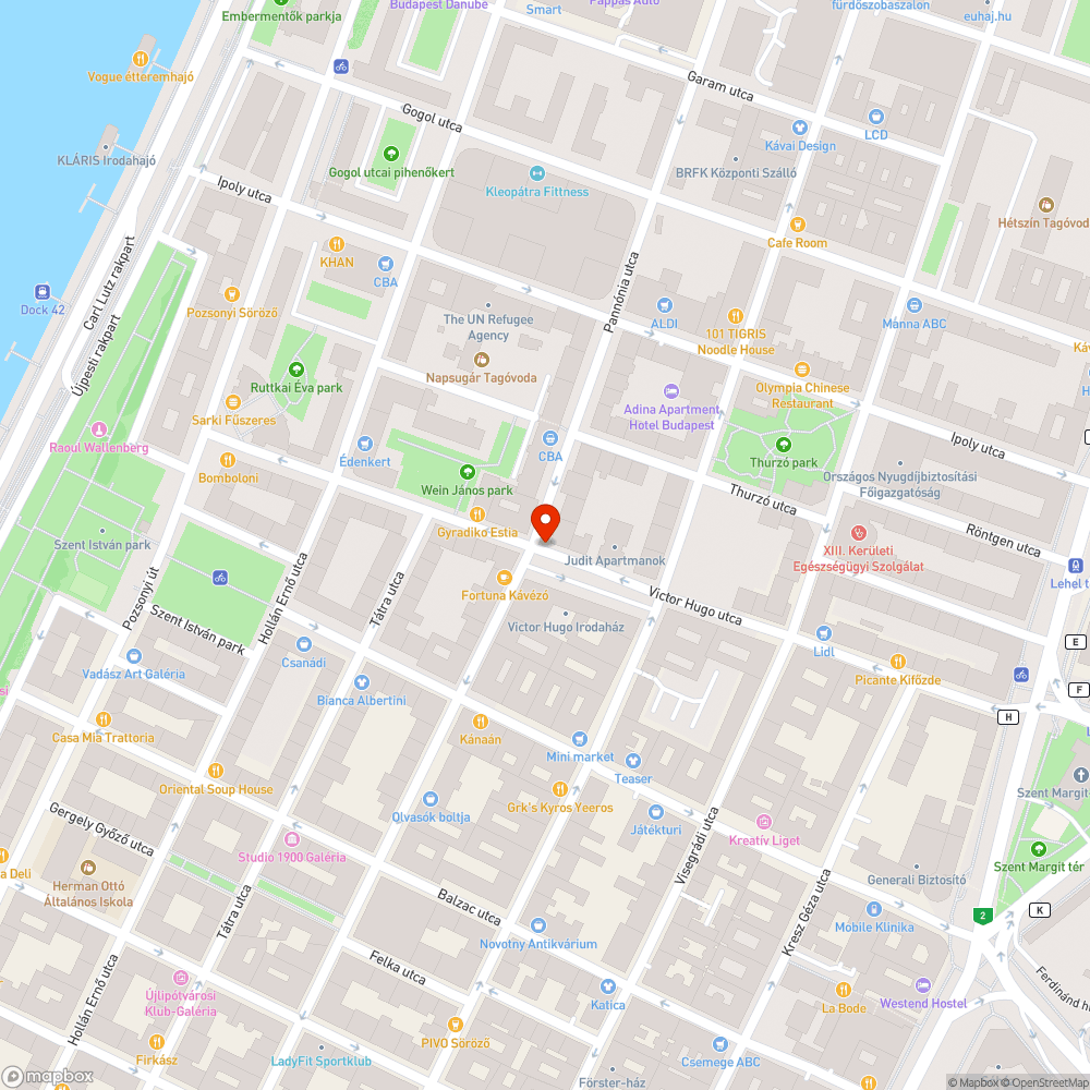 Elhagyott kerékpár bejelentés helye