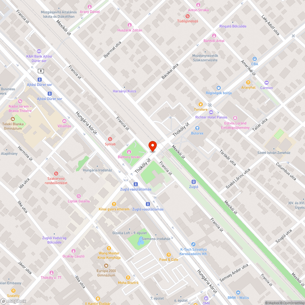 Rozsdás közvilágítást tartó oszlop bejelentés helye