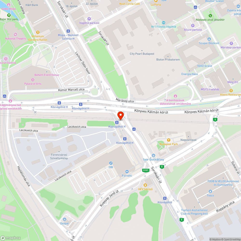 Hiányos zebra bejelentés helye