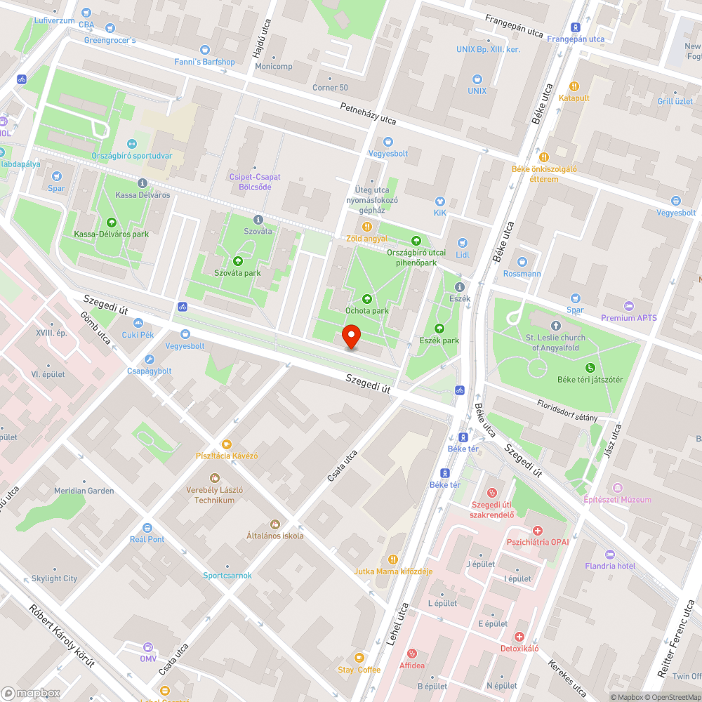 Hupli keresztbe a kerékpárúton bejelentés helye