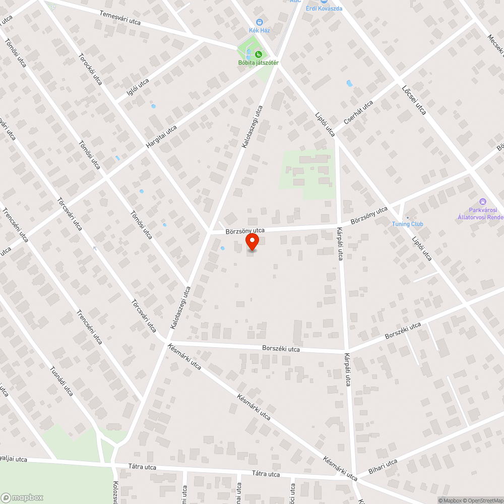 Több méter hosszú úthiba bejelentés helye