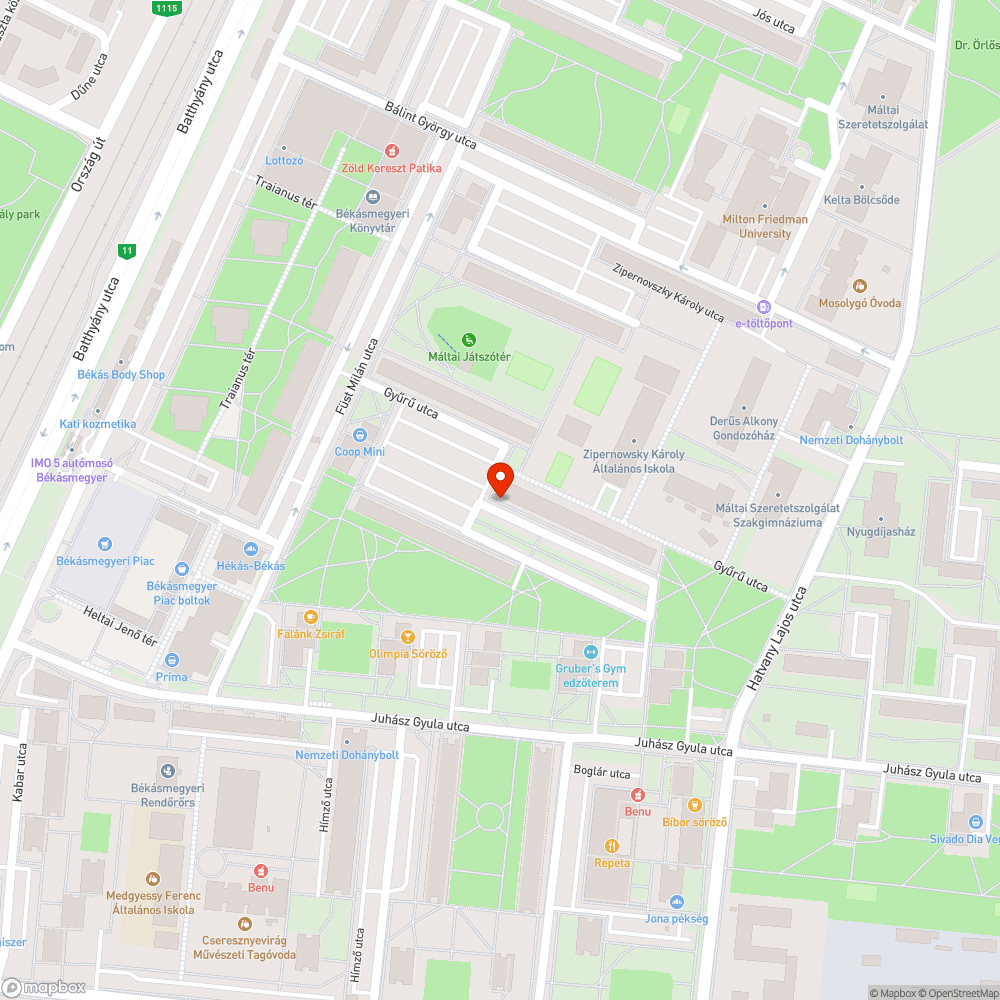 Rendszám nélküli Renault Clio - Gyűrű utca bejelentés helye