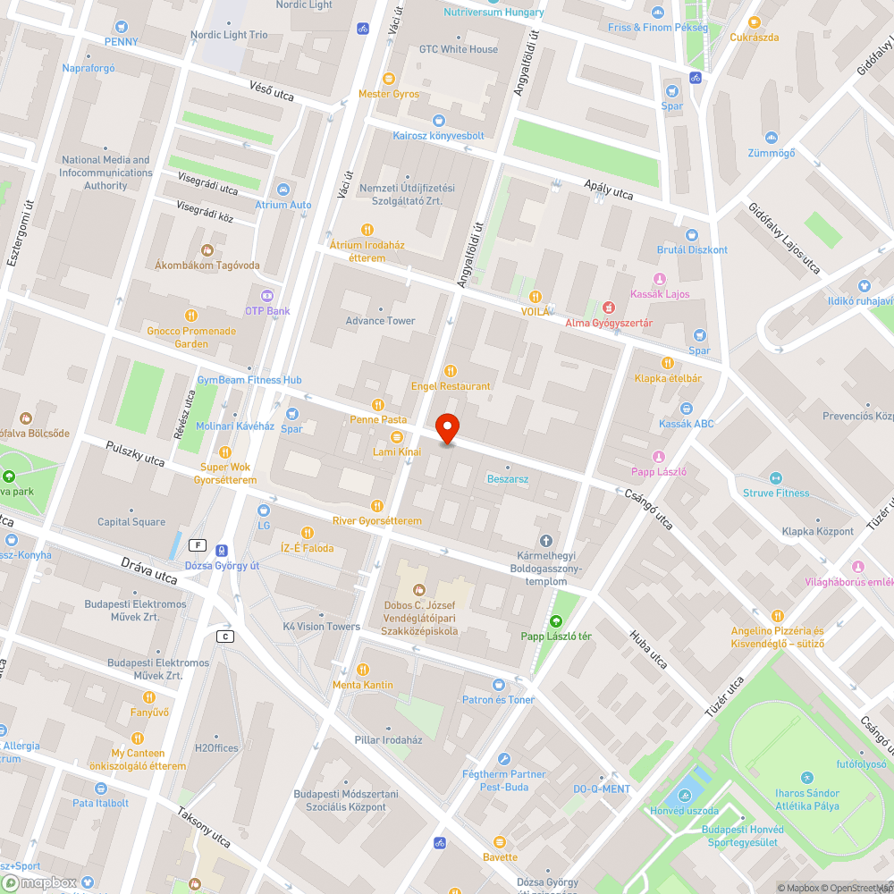 Csángó utca 5. szemét és hordók bejelentés helye