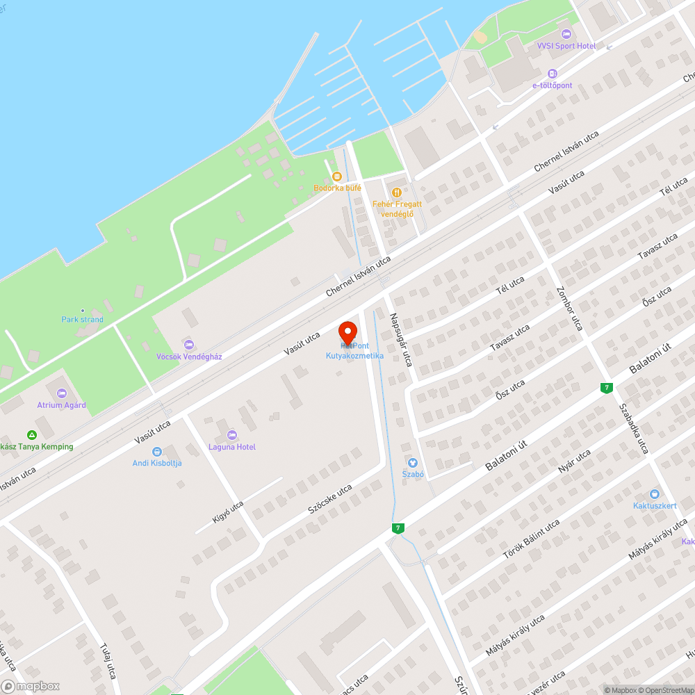 Kátyú bejelentés helye