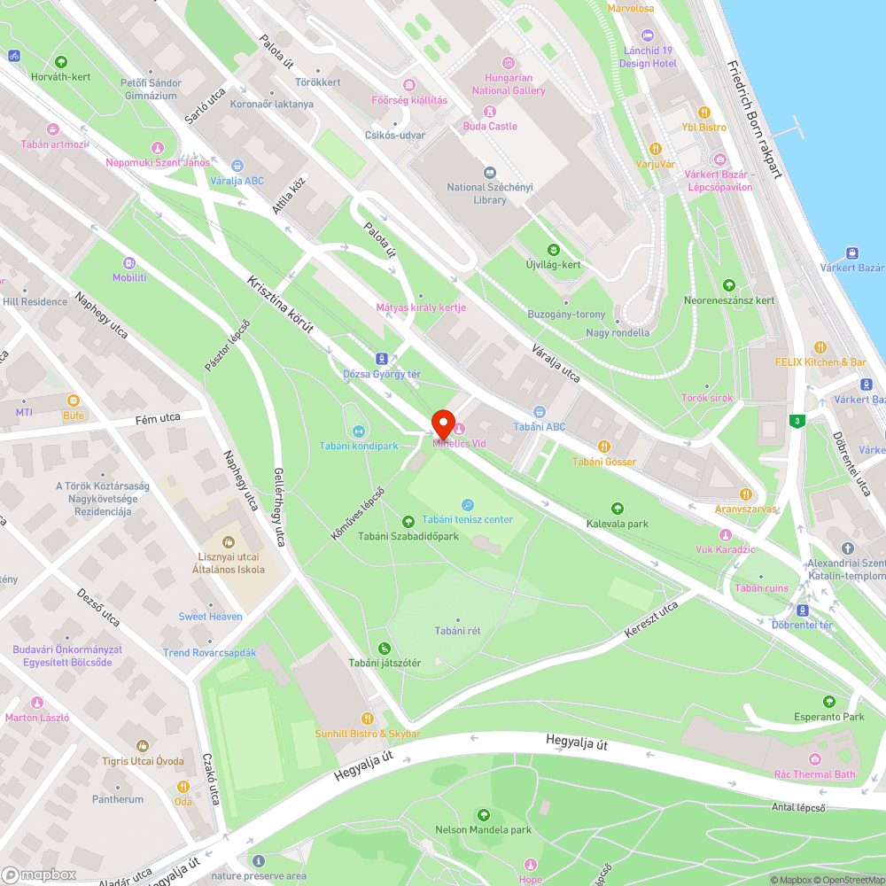 Űrszelvénybe lógó növényzet bejelentés helye