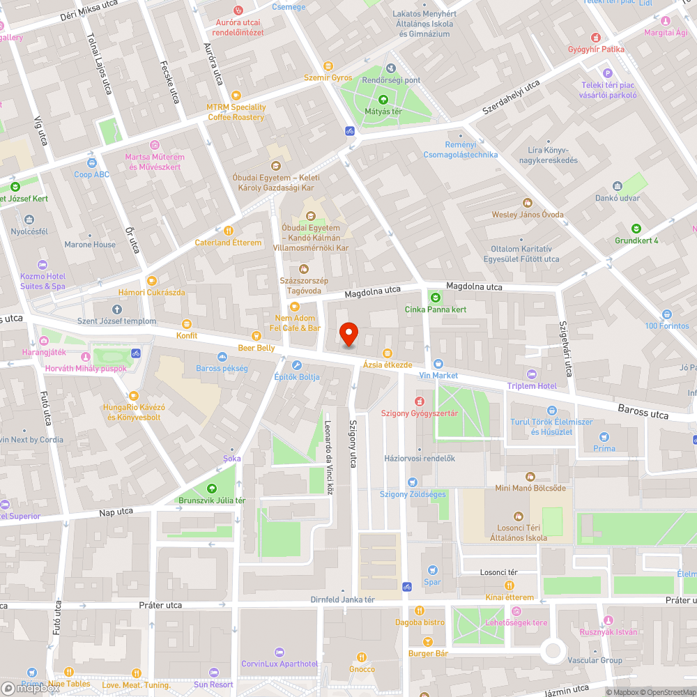 Befejezetlen járdabontás bejelentés helye