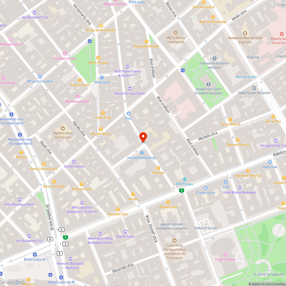 Kerékpár támasz bejelentés helye