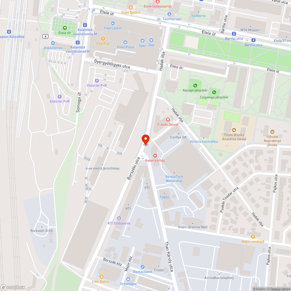 Nem megfelelő forgalmi kialakítás - kerékpárút bejelentés helye