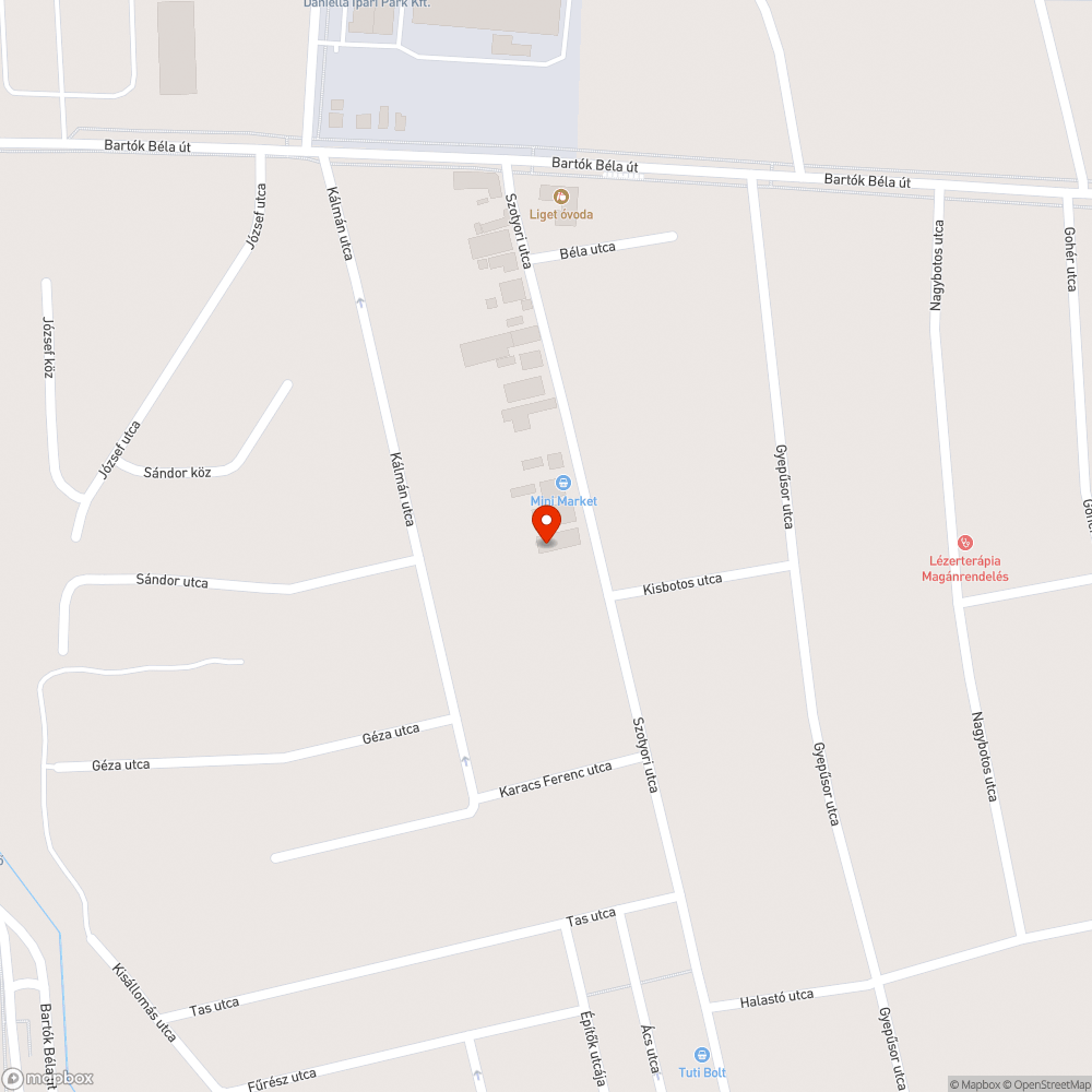 Több kátyú bejelentés helye