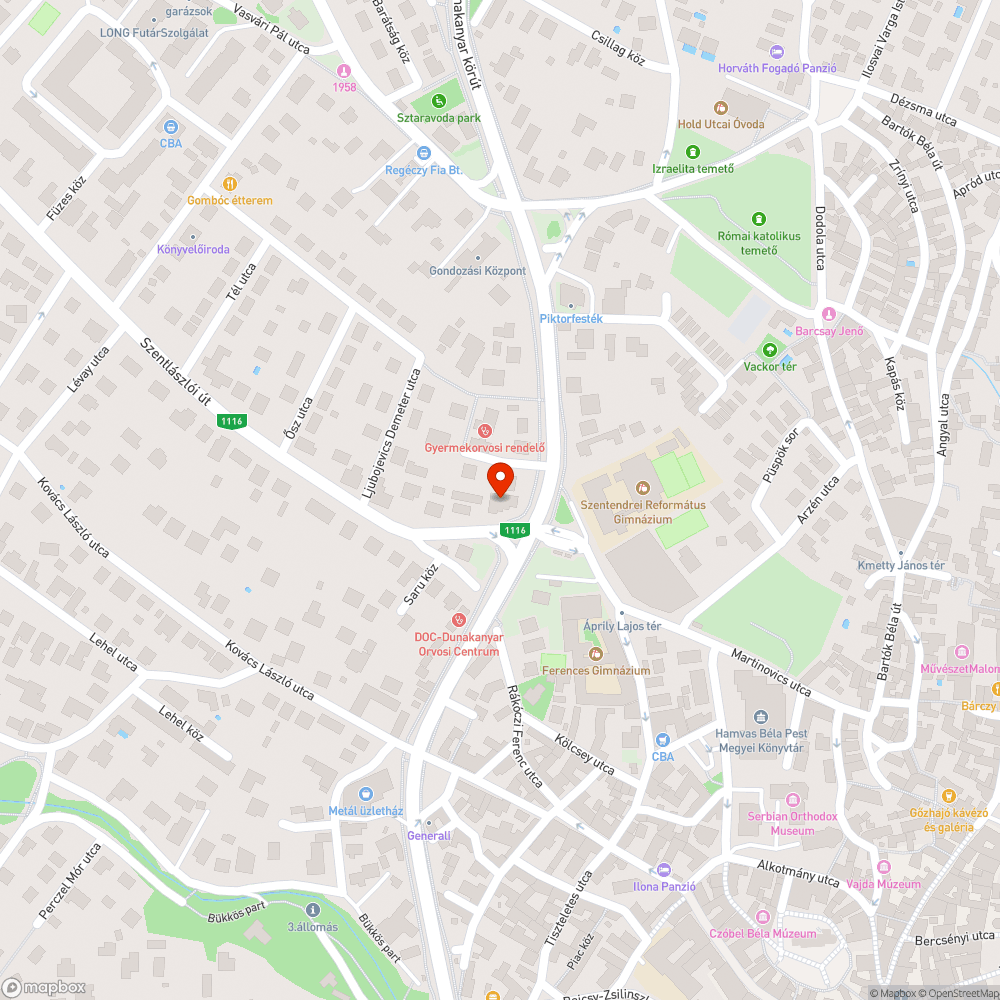 Szentlászlói út elején zöld növényzet karbantartása bejelentés helye