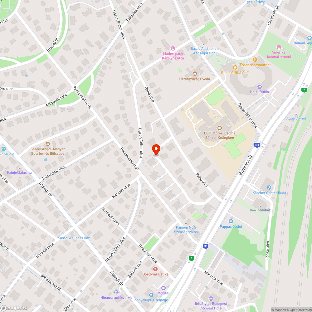 Rahó utca 24/C lomis tábla bejelentés helye