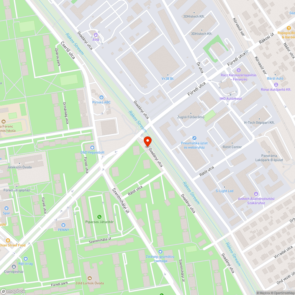 Botlóköves szakasz bejelentés helye