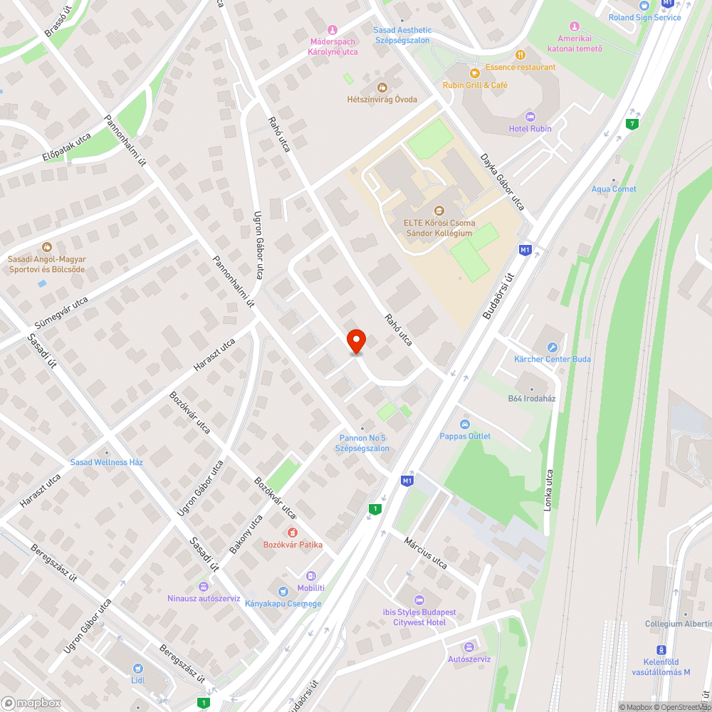 Rahó utca lomis tábla 2 bejelentés helye