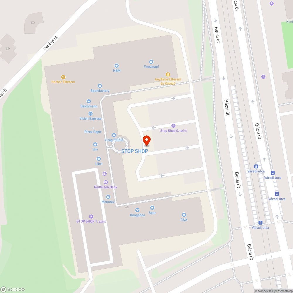 Megdőlt tábla bejelentés helye