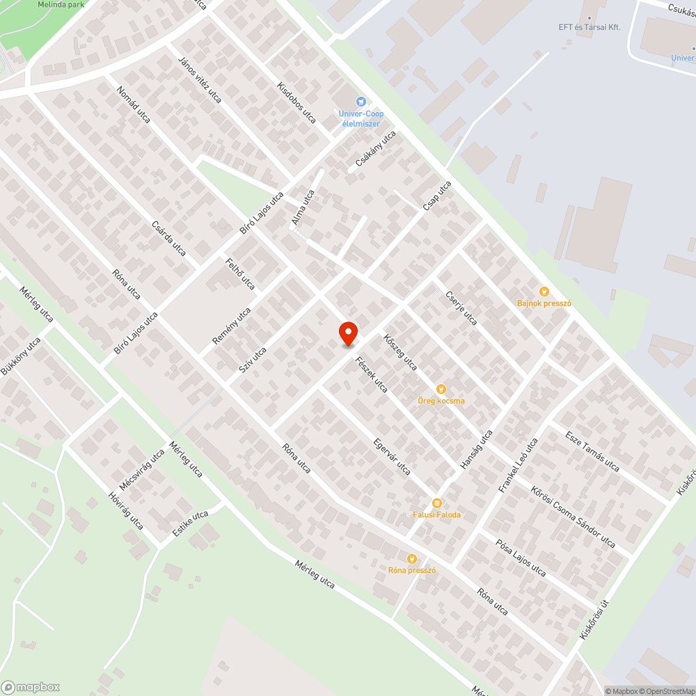 Nem működő közvilágítási lámpa bejelentés helye