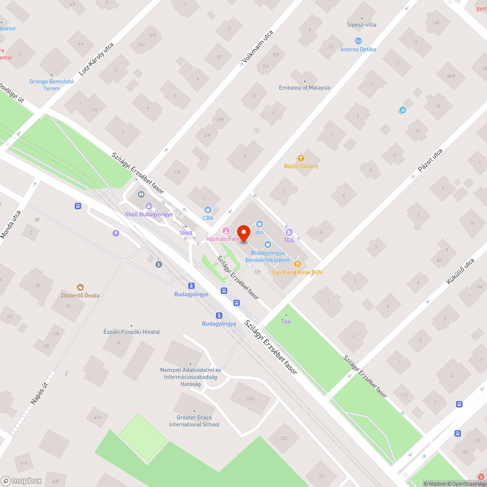 Budagyöngye előtt ronda kábelek bejelentés helye