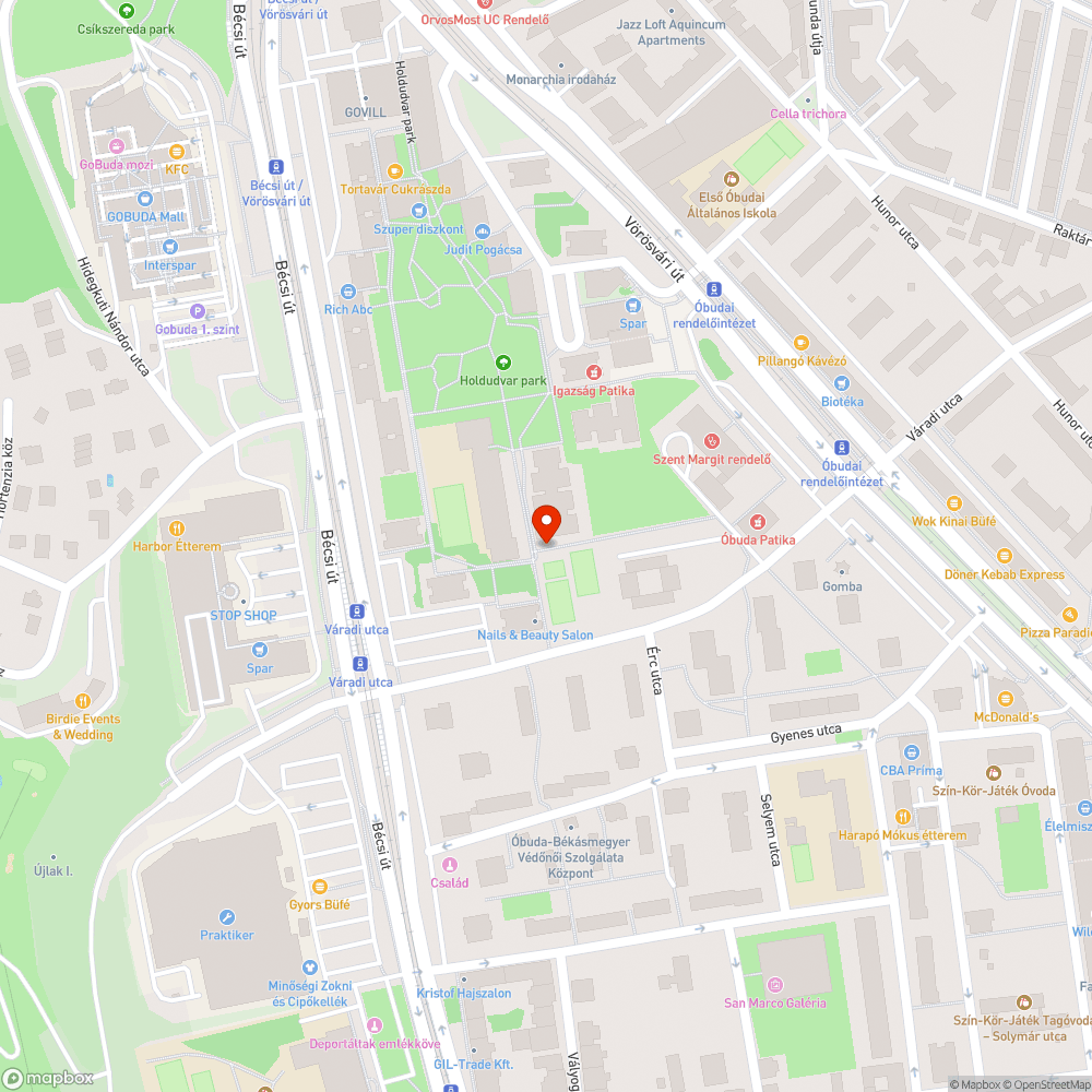 Szemetes park bejelentés helye