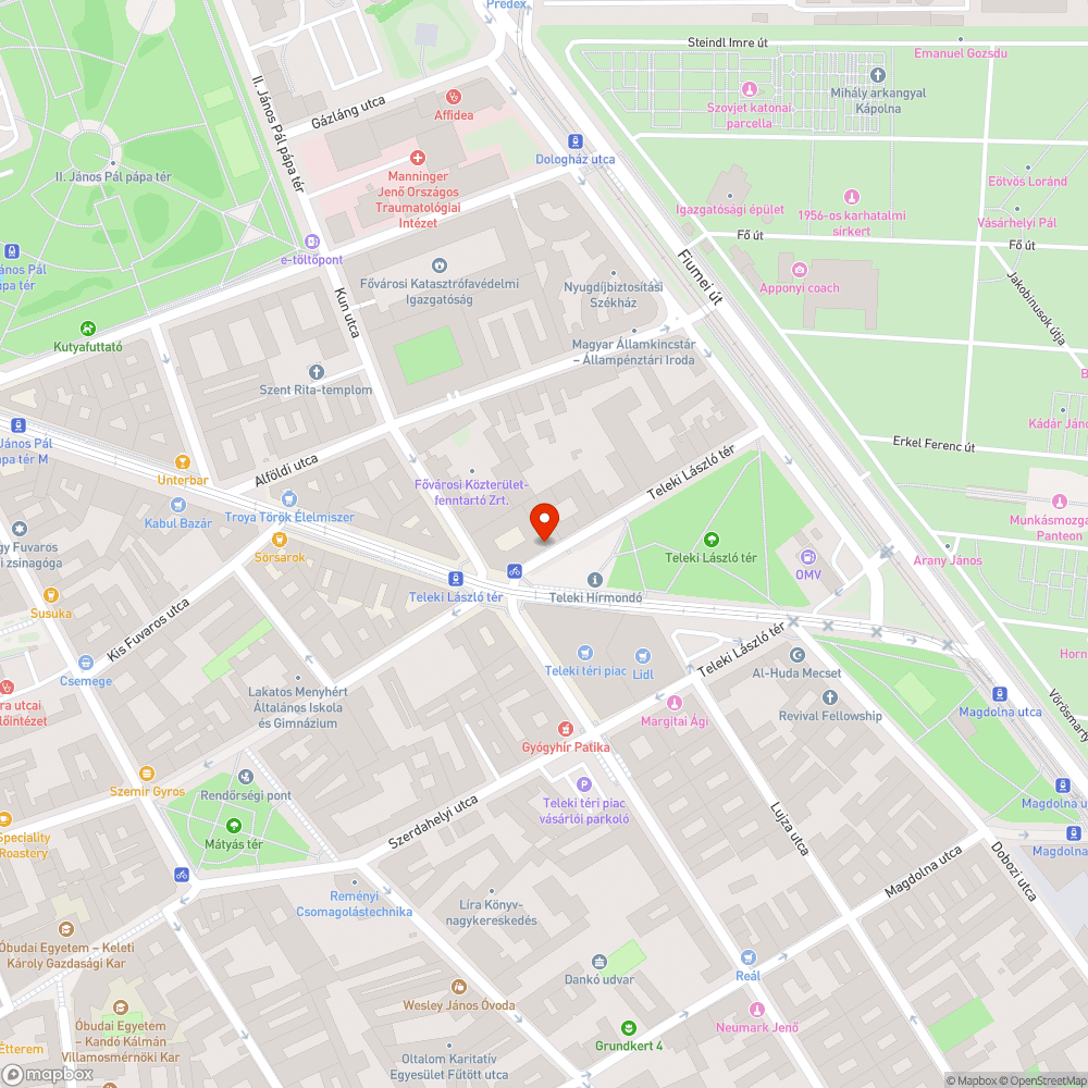 Rossz állapotban lévő telefon fülke bejelentés helye