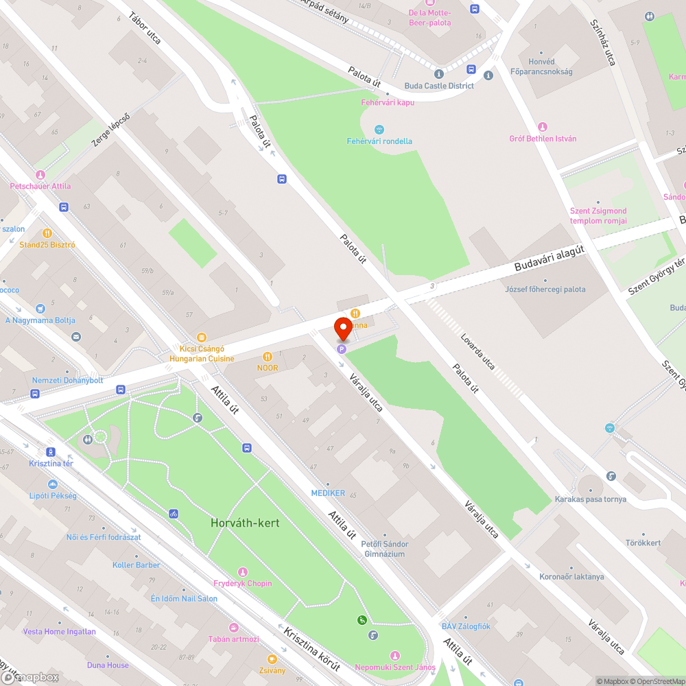 Elfordult Parkoló tábla bejelentés helye