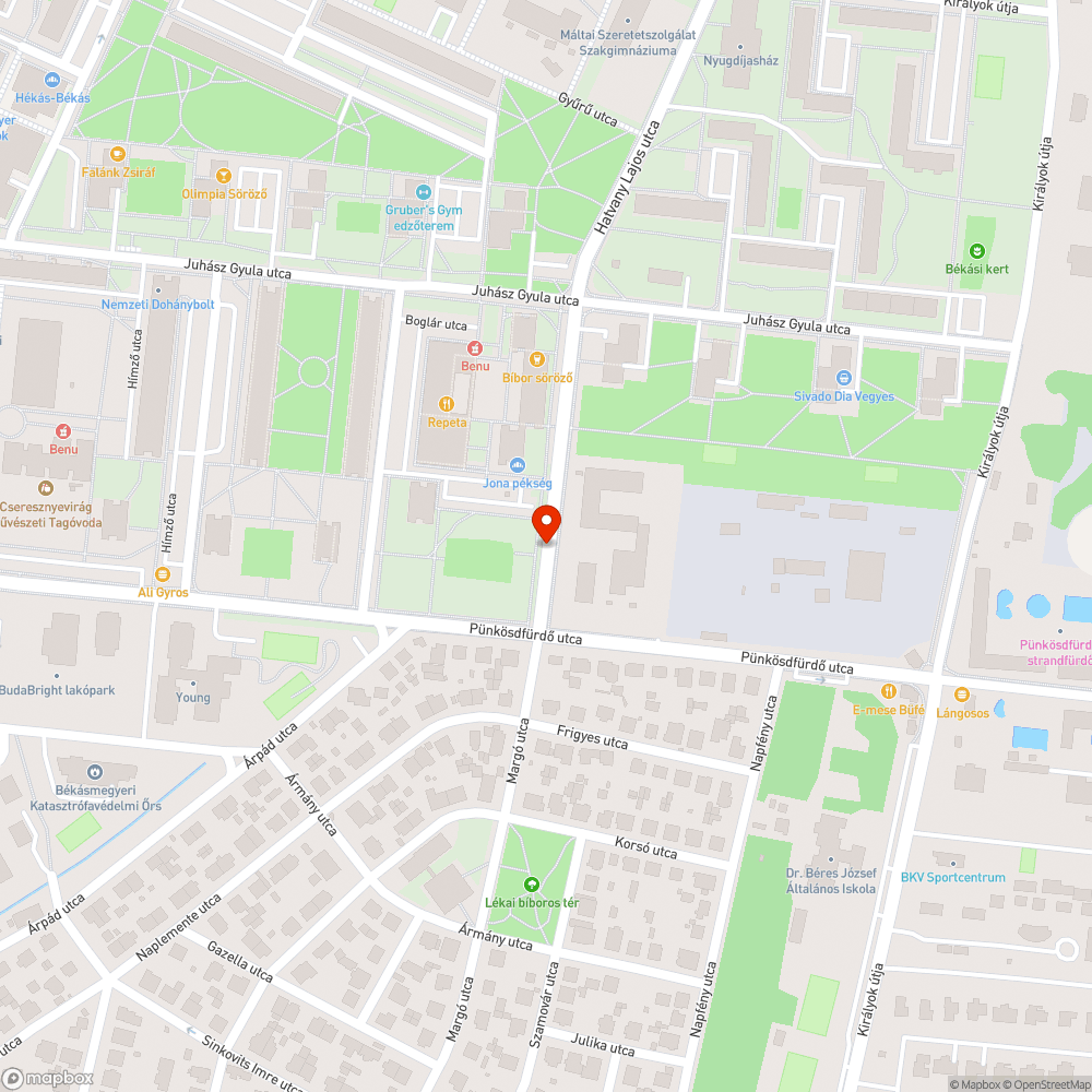 Kivonva bejelentés helye