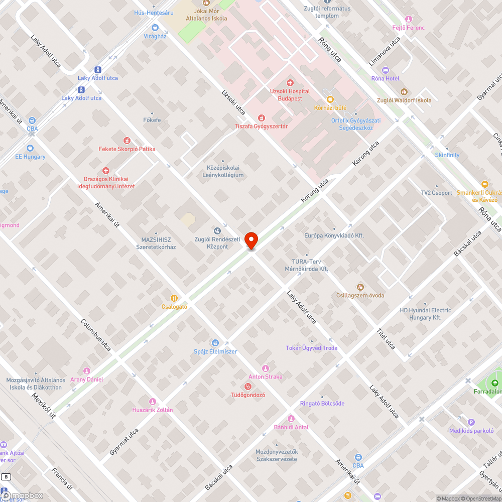 Toklász és az életveszélyes fémdarab bejelentés helye