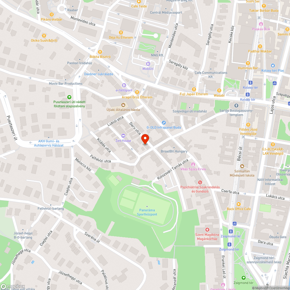 Hiányzó asztfalt bejelentés helye