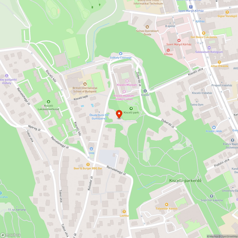 Kiscelli Múzeum parknál parlagfű nagy mennyiségben bejelentés helye