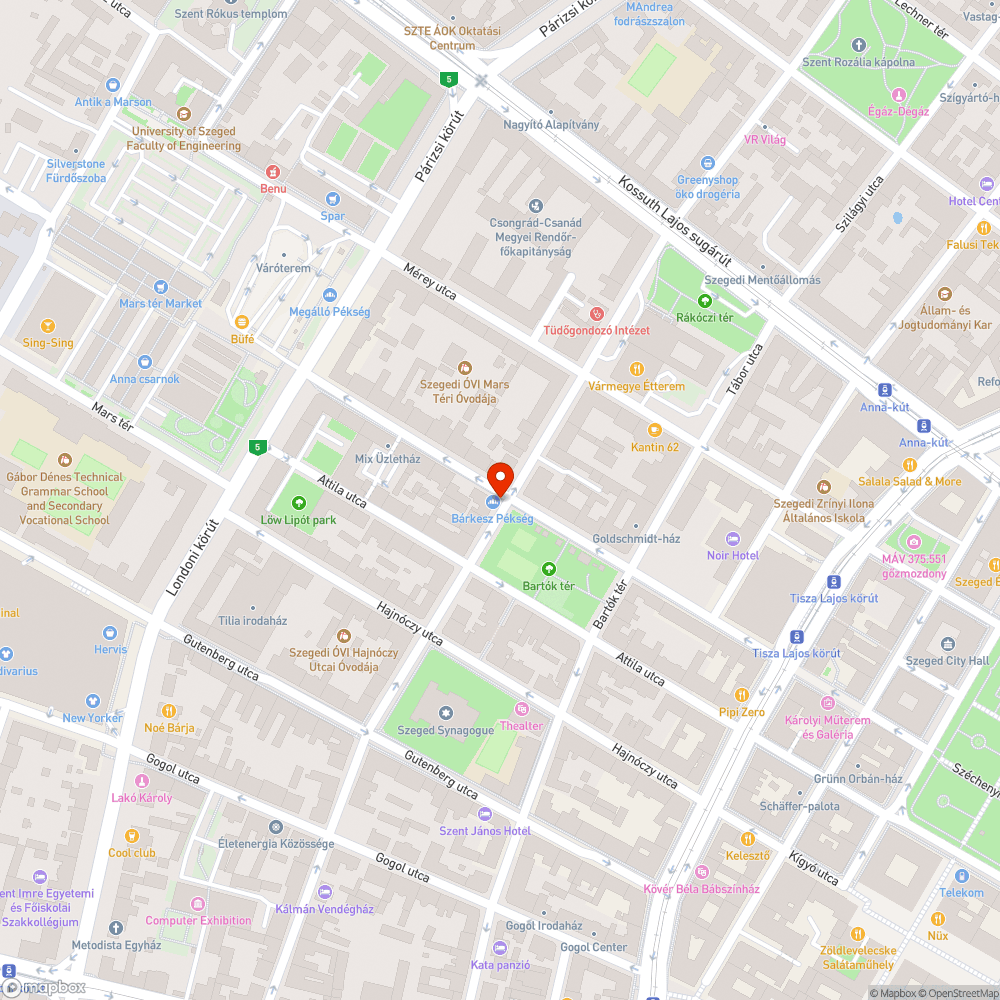 Gazos, gyomos buszöböl bejelentés helye