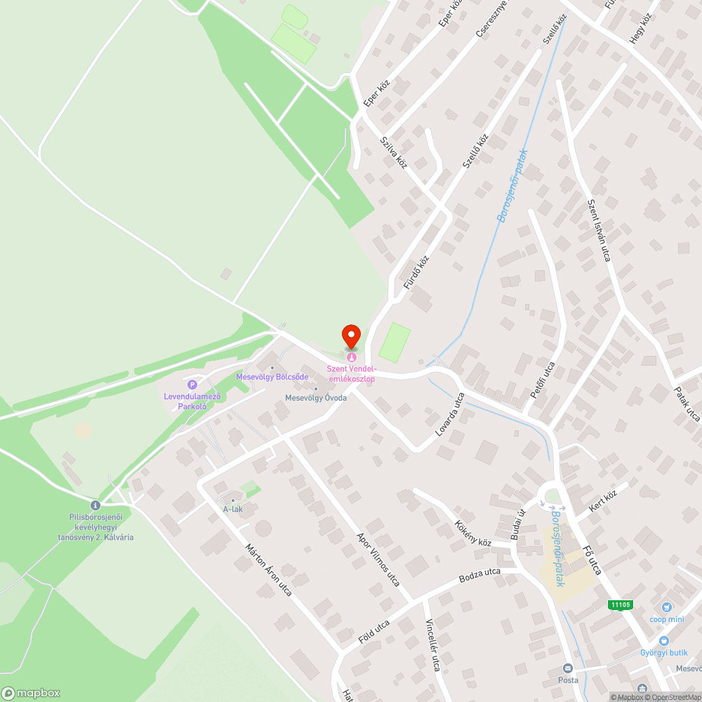 Óvodánál kihelyezett várakozni tilos tábla bejelentés helye