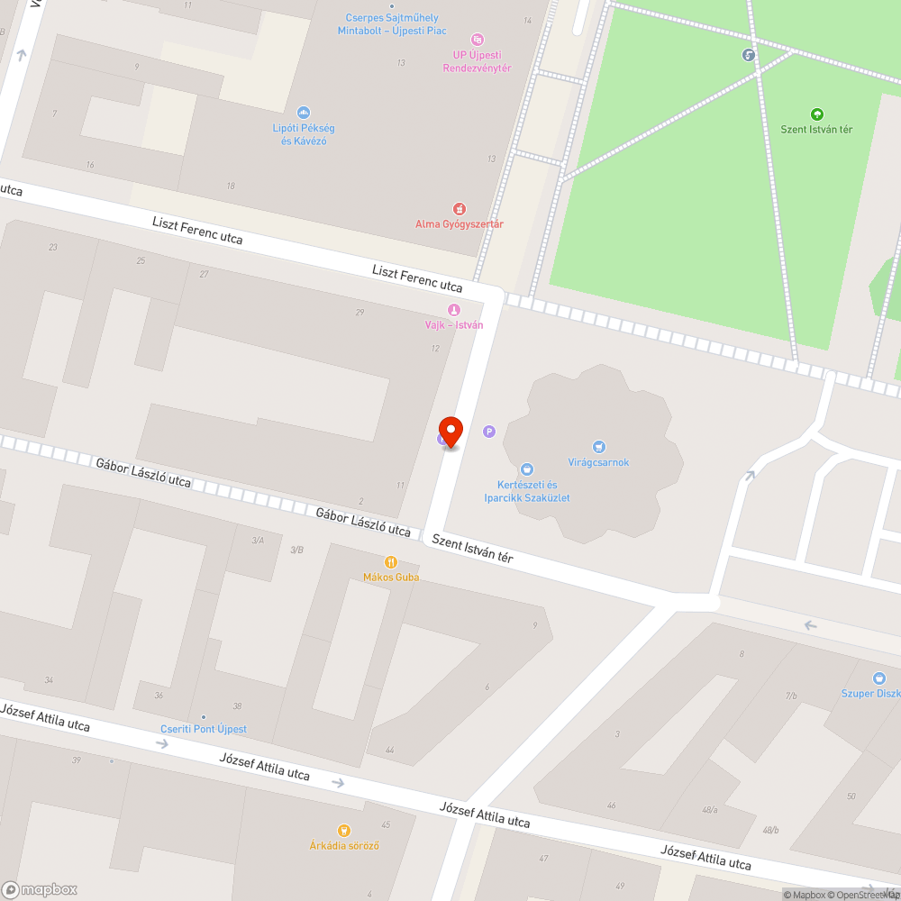 kakasoknak való padok bejelentés helye