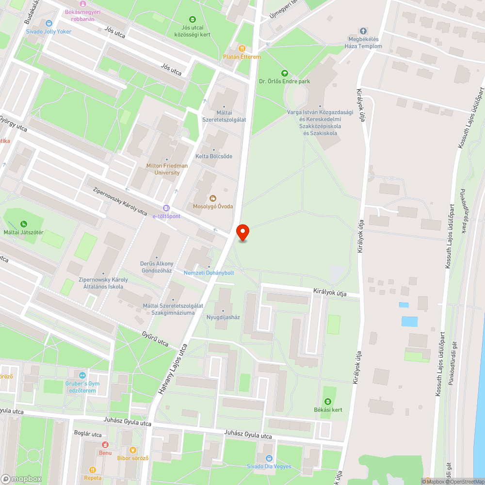 Sok halott fa bejelentés helye