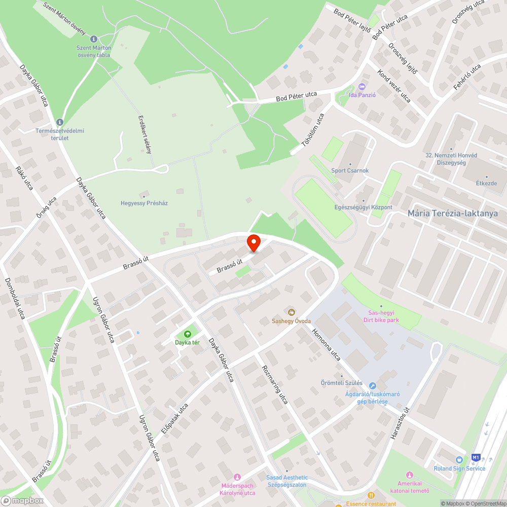 Brassó út lomis fogva bejelentés helye