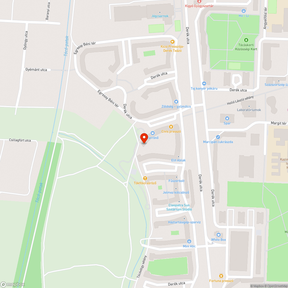 Megsüllyedt talaj bejelentés helye