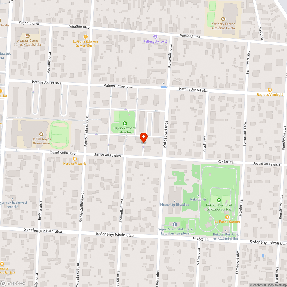 elhagyott autó bejelentés helye