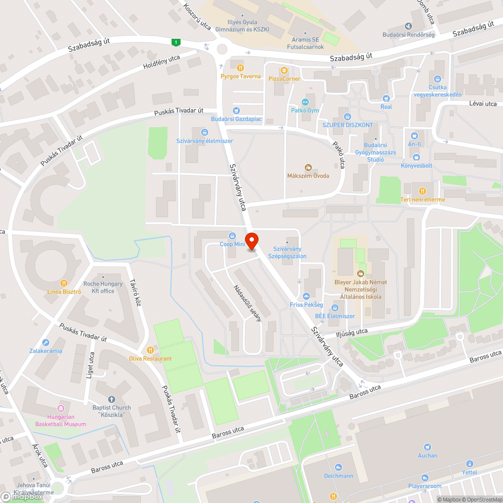 Olvashatatlan utcanévtábla bejelentés helye