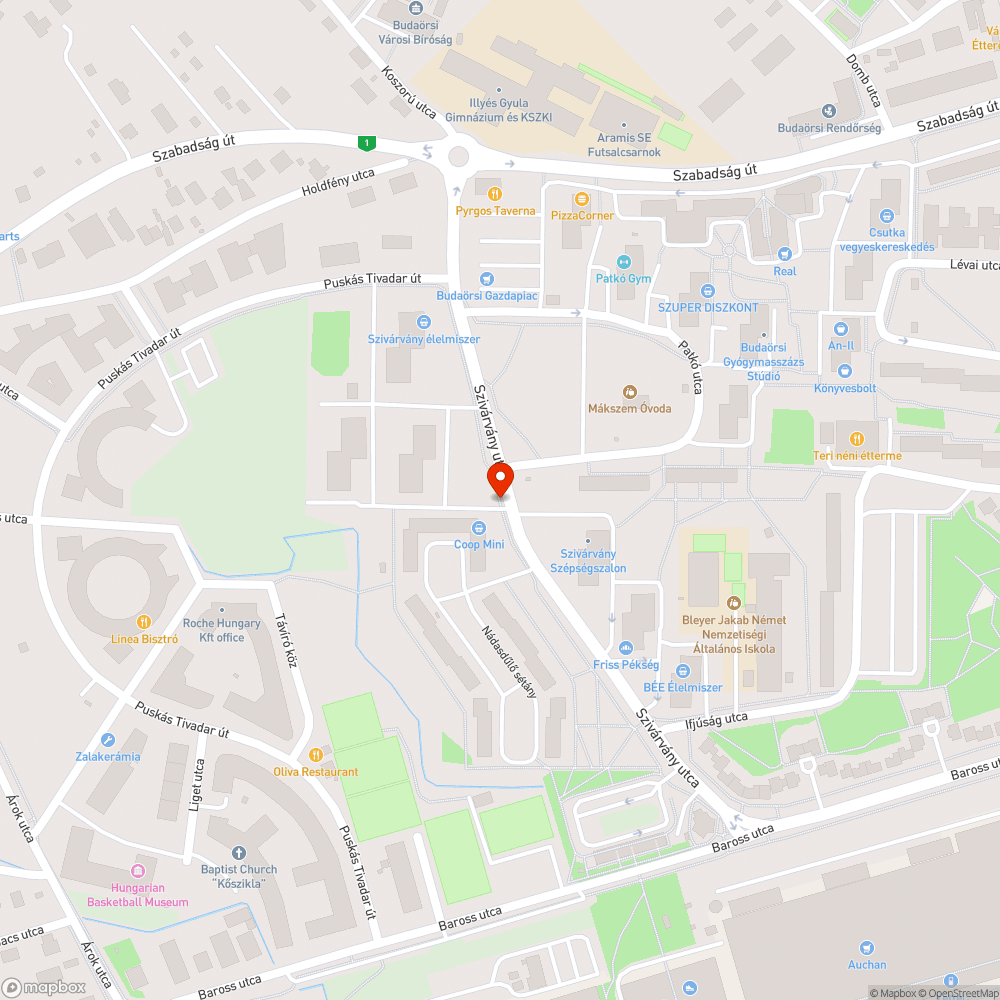 Kopott utcanévtábla bejelentés helye