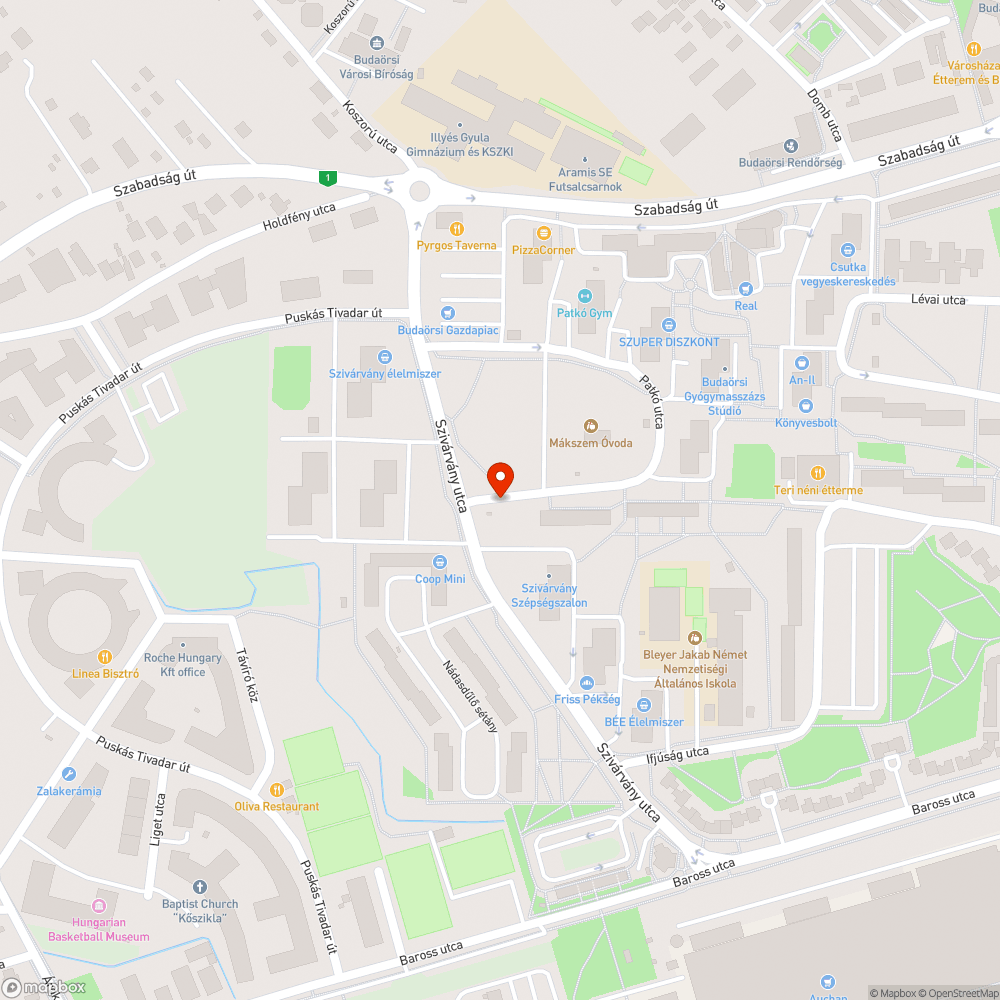 Graffitis, sérült talapzatú közműszekrény bejelentés helye