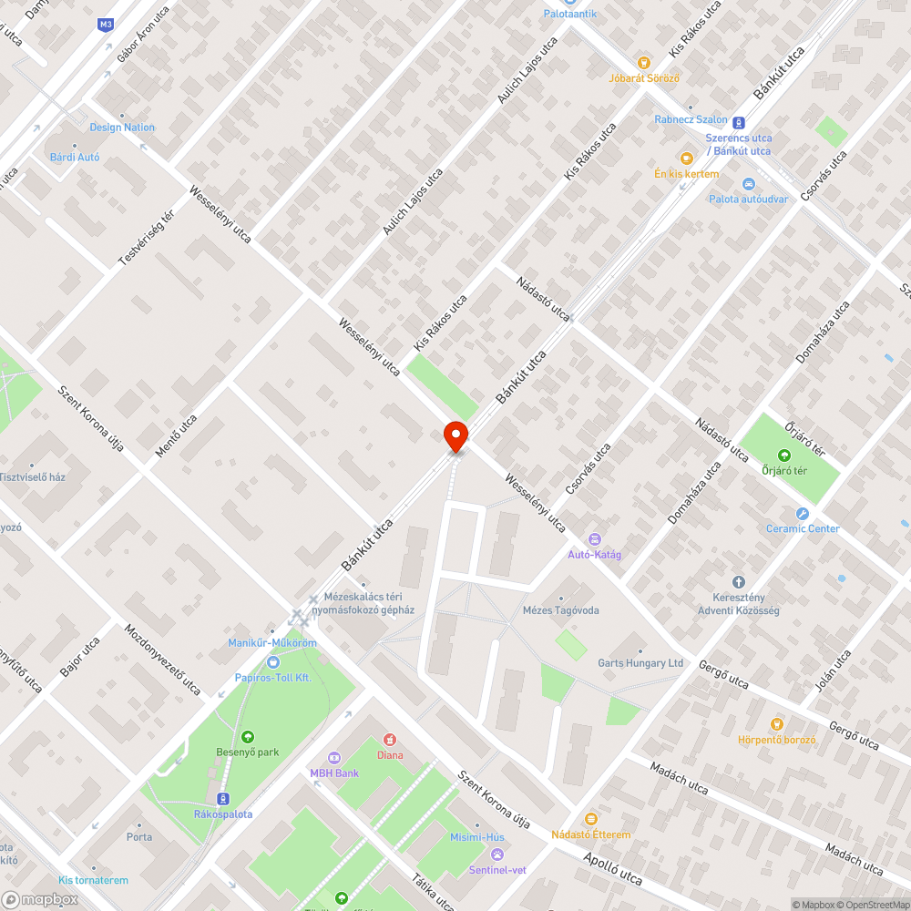 Korhadt, elöregedett pad bejelentés helye