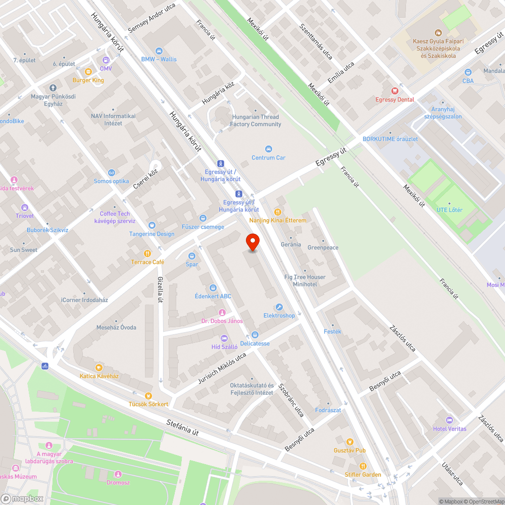 Megmenthető fa bejelentés helye