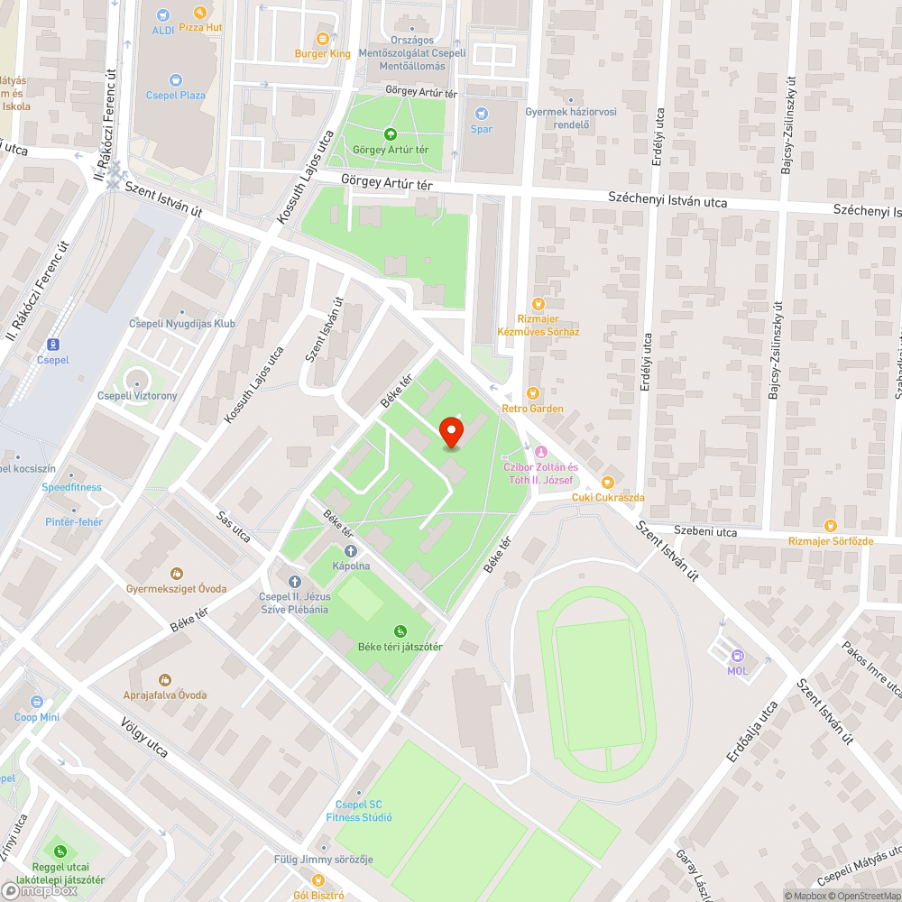 Illegális szemét bejelentés helye