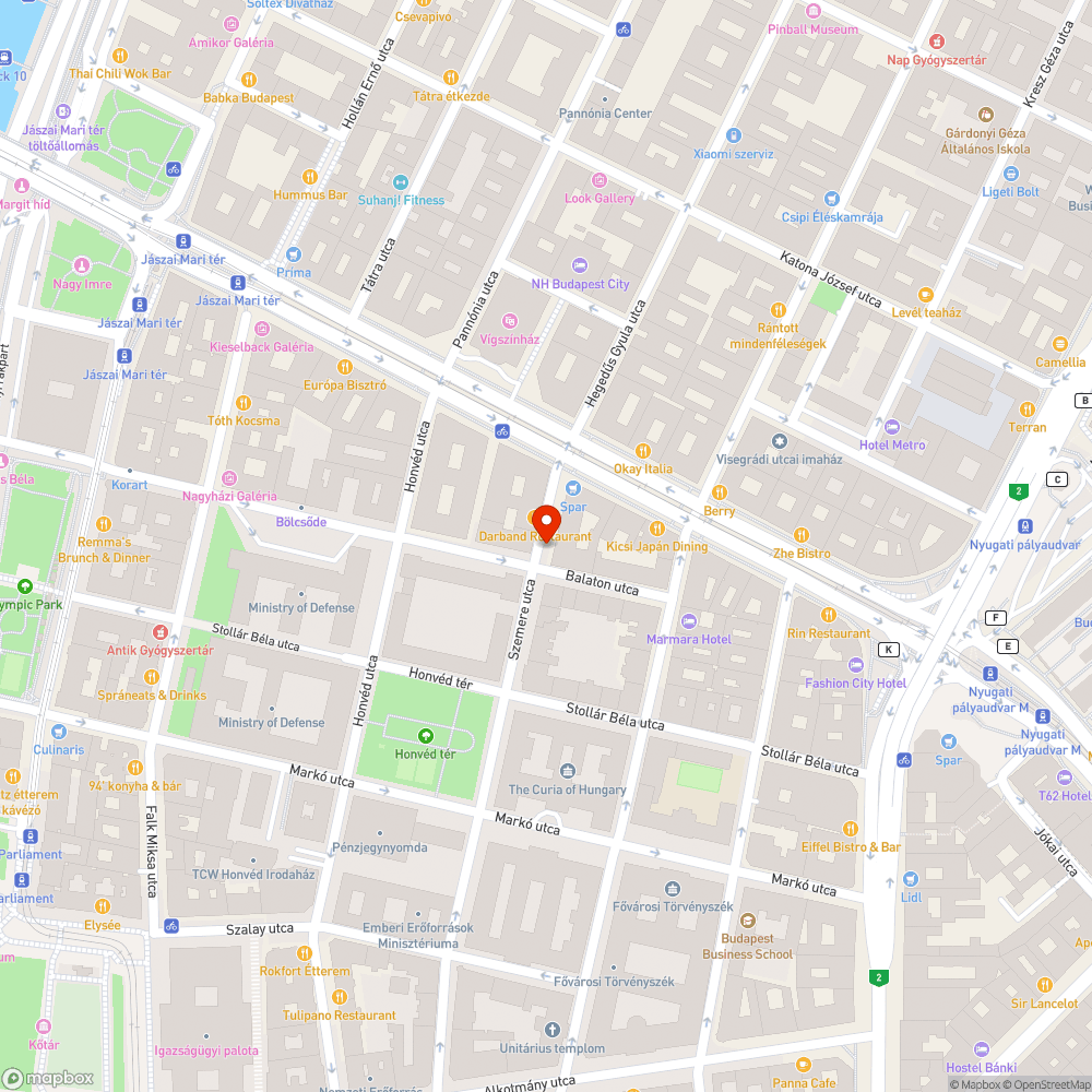 Eldugult vízelvezető bejelentés helye