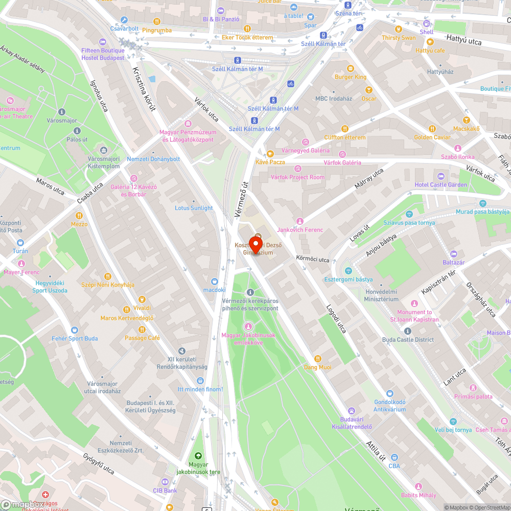 Kitört tábla bejelentés helye