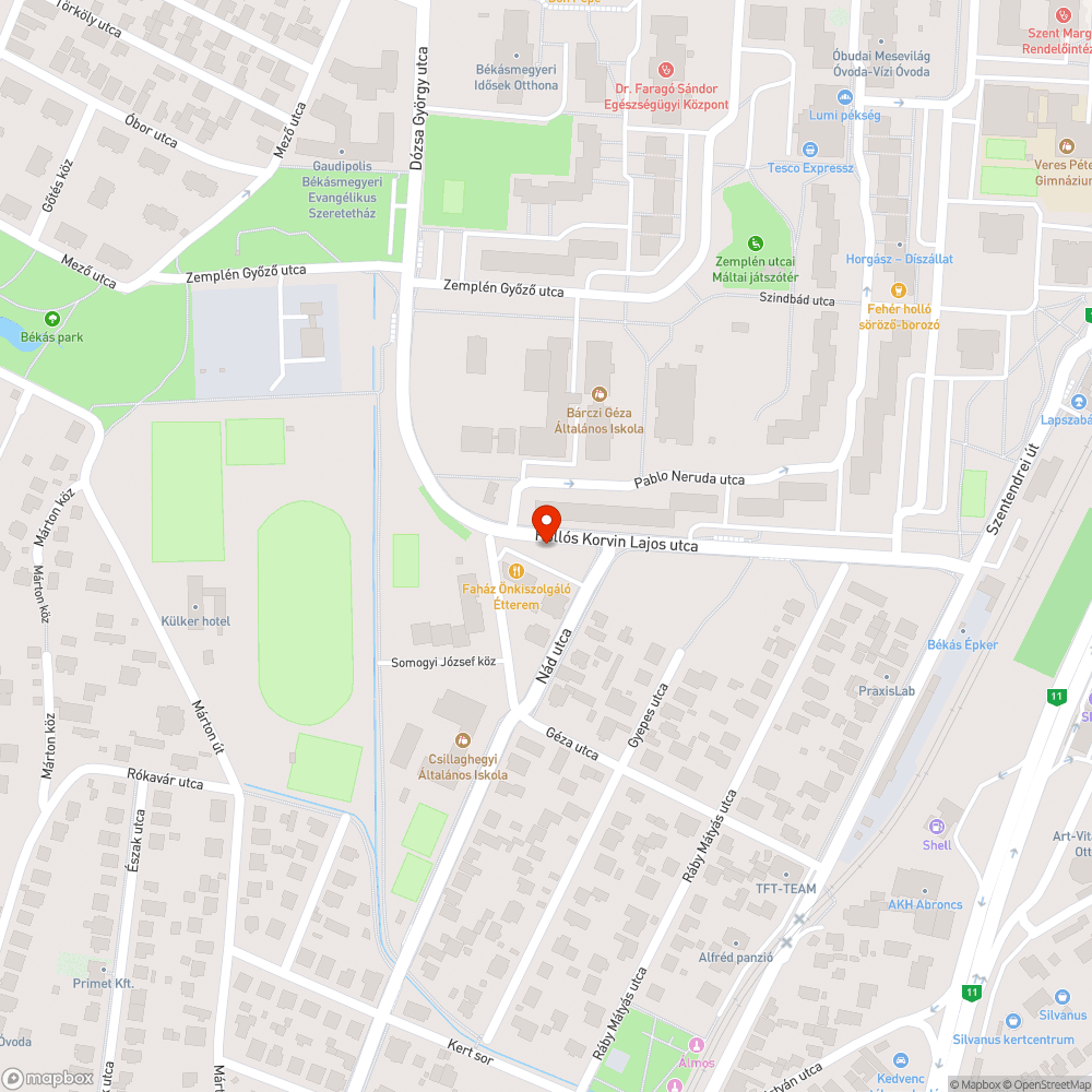 Halott fa bejelentés helye