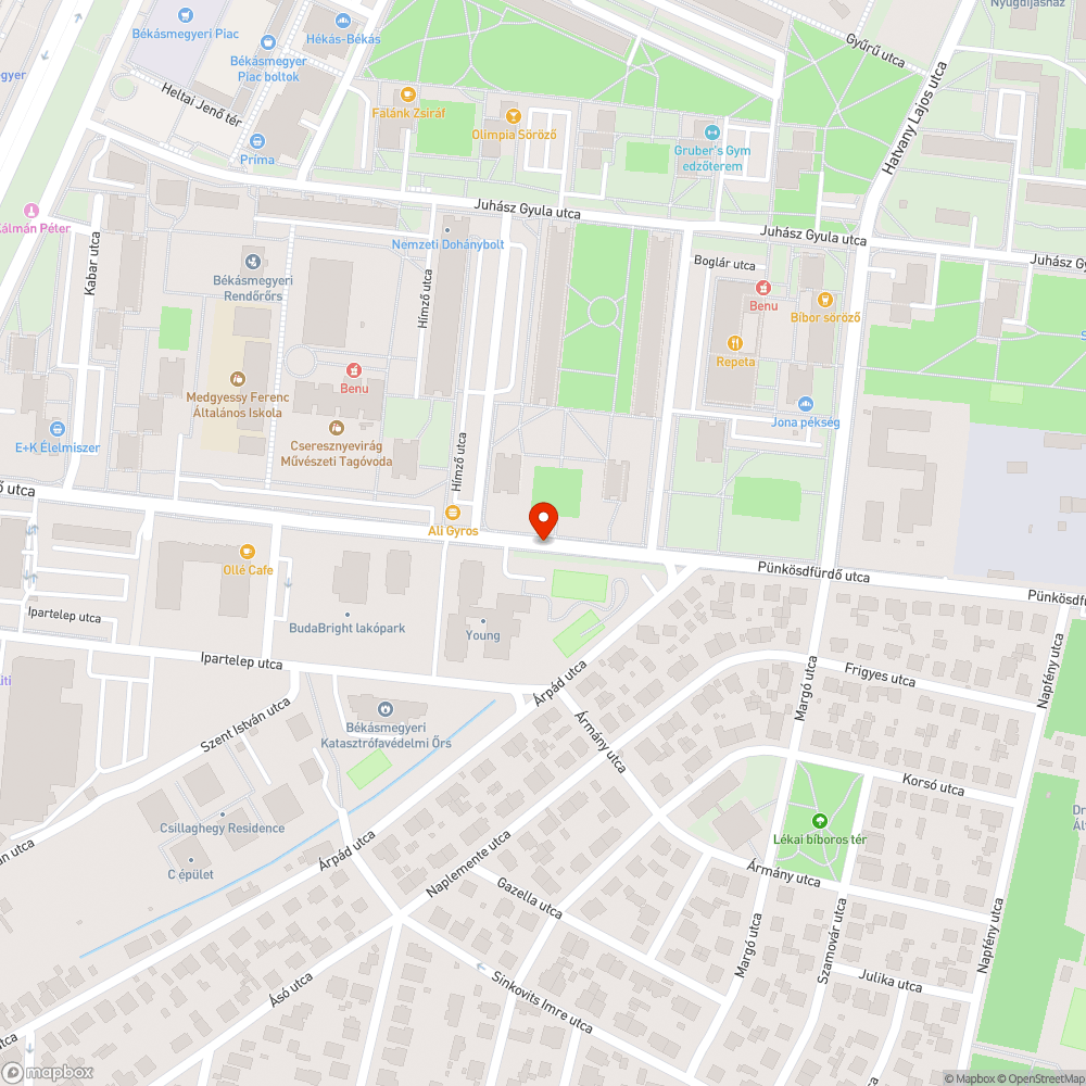 Halott fa bejelentés helye