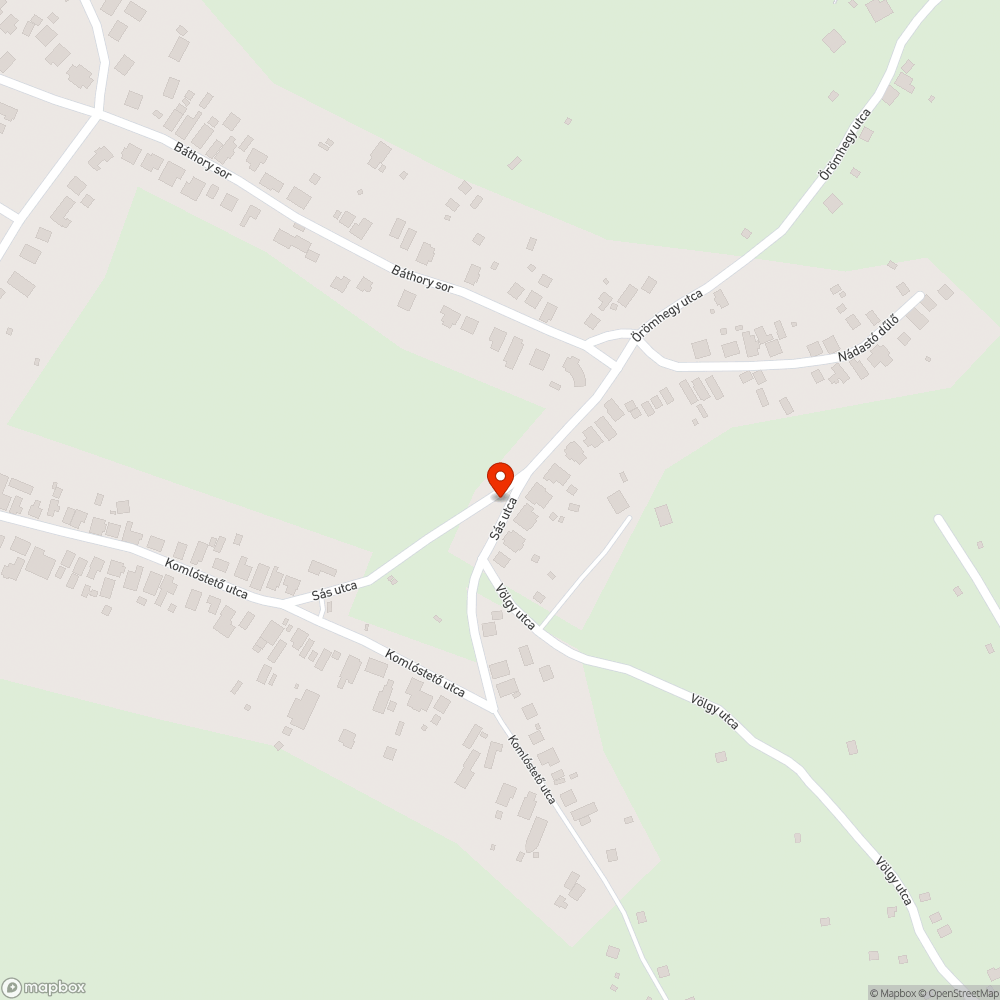 Kátyú bejelentés helye