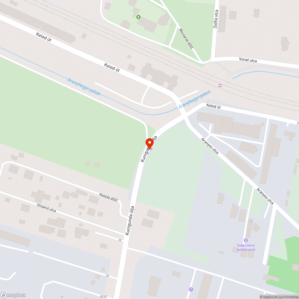 Átfestett KRESZ tábla bejelentés helye