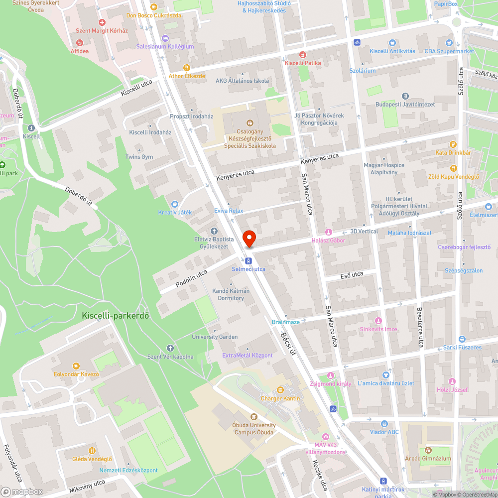 Lámpák és új zebra bejelentés helye