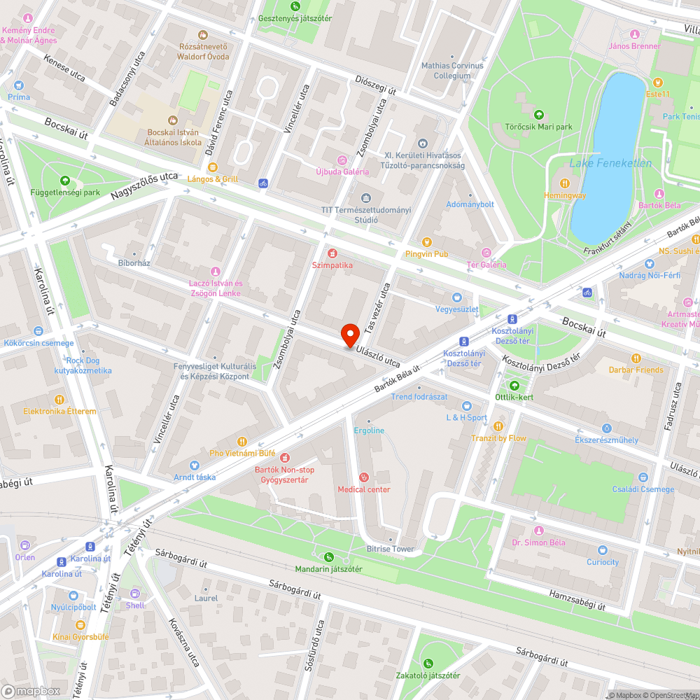 Üres oszlop bejelentés helye