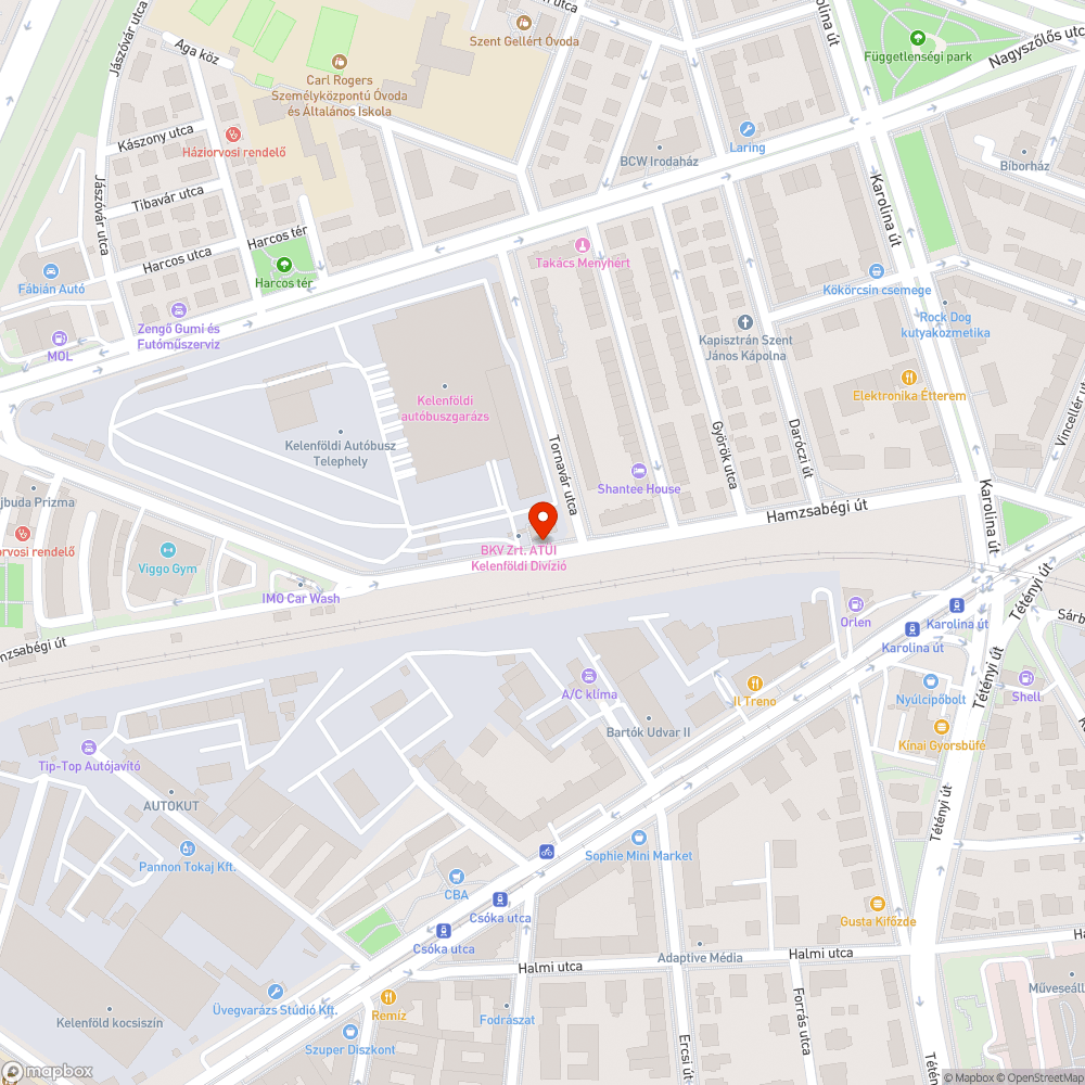 Igénytelen menetrend bejelentés helye